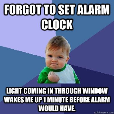 Morning Lights Alarm instead of sound and weather forecast
